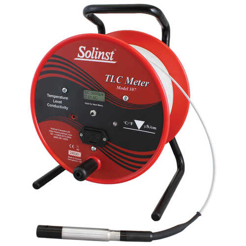 Solinst® Model 107 TLC Meters
<br /><h5>With Laser Marked Tape</h5>