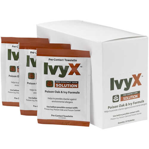 IvyX Pre-Contact Solution, Box of 25 0.28 oz. Packets