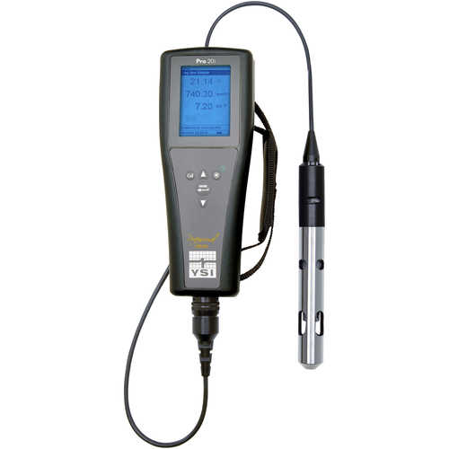 YSI® Professional Series Pro20i Dissolved Oxygen Instrument
<br /><h5>Includes polarographic DO sensor and built-in cable</h5>