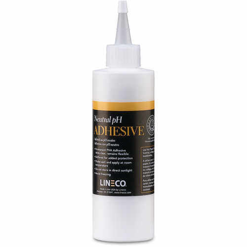 Lineco White Neutral pH Adhesive, 8 oz. Dispenser Bottle