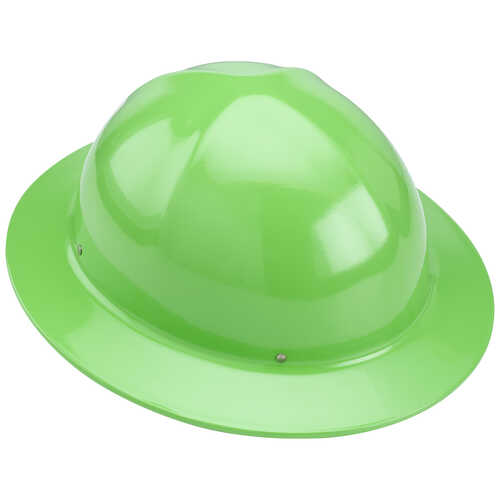 Safety Green Forester Full Brim Aluminum Hard Hat