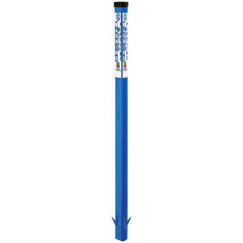 Trident Solutions TriView Marking Post, 66˝ Caution Water Line, Blue