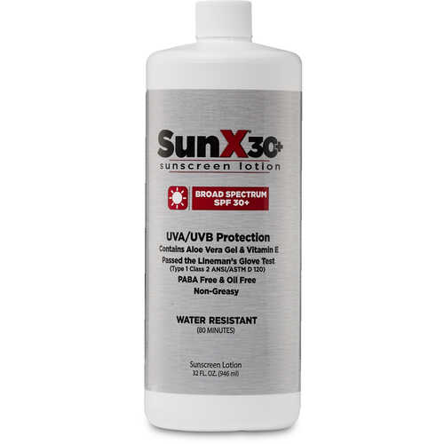 Sun-X SPF 30+ Broad Spectrum Sunscreen, 32 oz. Bottle