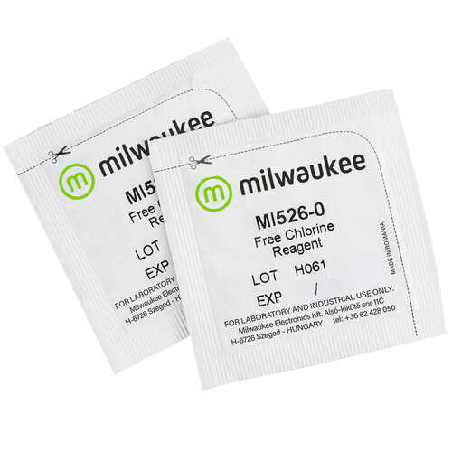 Replacement Free Chlorine Reagents for Milwaukee MW10, Pack of 25