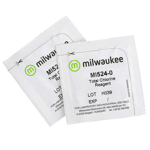 Replacement Total Chlorine Reagents for Milwaukee MW11, Pack of 25