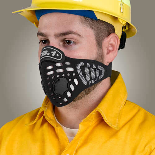 Respro® FB-1™ Fire Brigade Mask
<br /><h5>Protects firefighters from dust contamination by filtering invisible sub-micron size particulates.</h5>