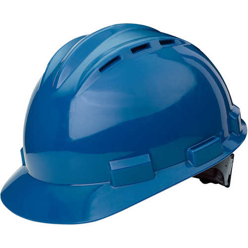 Bullard Model S62 Low-Profile Vented Cap, Blue, Ratchet Suspension