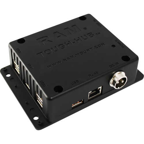 RAM USB Tough Hub for No-Drill Vehicle Laptop Mounts RAM USB Tough Hub for No-Drill Vehicle Laptop Mounts