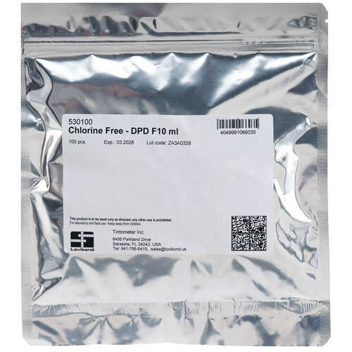 Lovibond Free Chlorine Reagent, Pack of 100 Lovibond Free Chlorine Reagent, Pack of 100