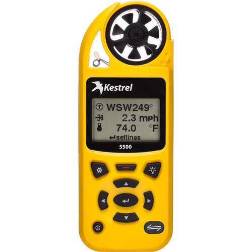 Kestrel 5500 Environmental Meter, Yellow