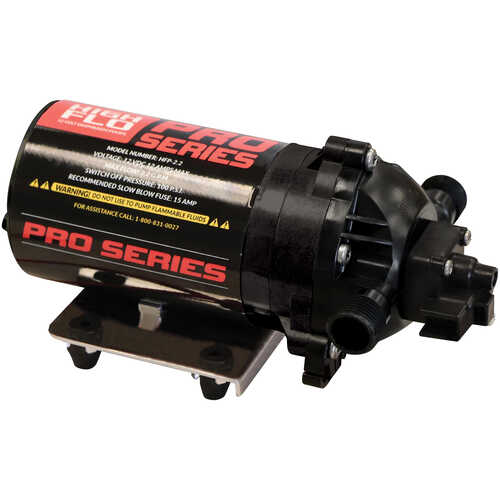 Fimco 12V DC High-Flo Pro Series Pump, 2.2 GPM/100 PSI