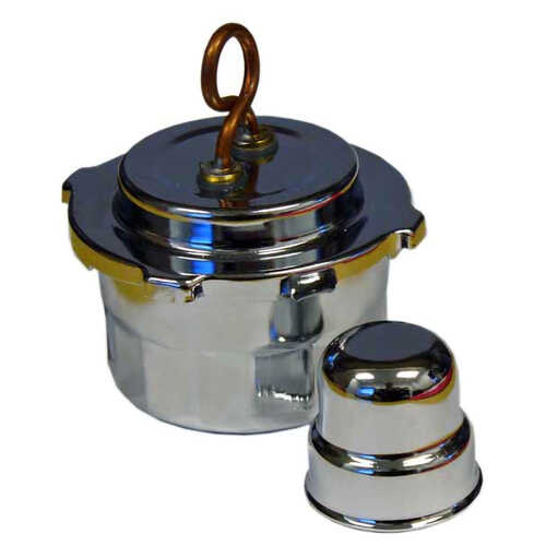 Single Coil Alcohol Burner, Stainless Steel 