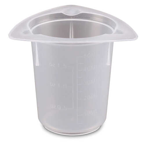 Beaker, 50ml Plastic, Pack of 100 Beaker, 50ml Plastic, Pack of 100