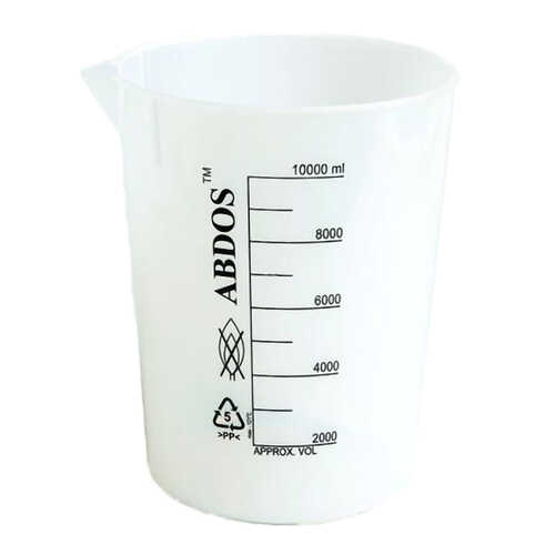 Beaker, 100ml Plastic, Pack of 12 Beaker, 100ml Plastic, Pack of 12