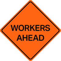 36” Solid Warning Signs
