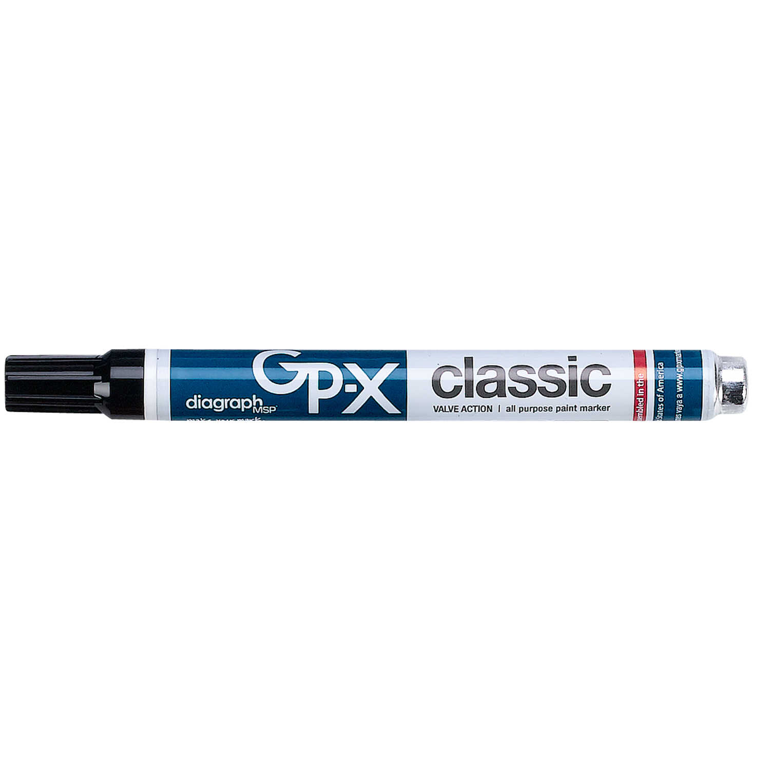 Diagraph GPX Classic Paint Marker, Black PECO Sales