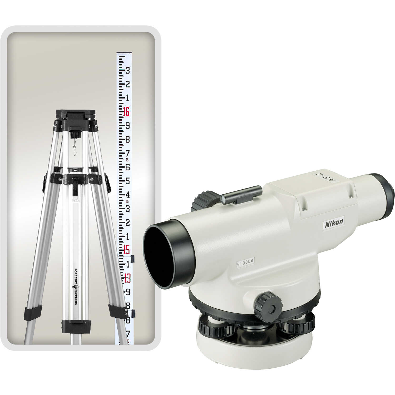 Nikon AS2 Automatic Level Kit PECO Sales