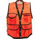Jim-Gem 8-Pocket Nylon Mesh Cruiser Vest, Hi-Vis Orange, XX-Large, 46-49
